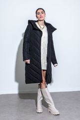 Picture of Puffer belted jacket