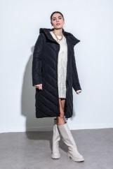 Picture of Puffer belted jacket