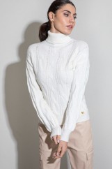 Picture of Turtleneck knitted blouse