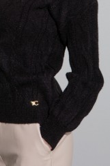 Picture of Turtleneck knitted blouse