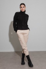 Picture of Turtleneck knitted blouse