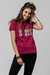 Εικόνα της T-shirt GIRLS glitter τύπωμα