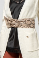 Picture of Snake print belt