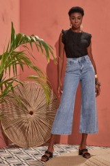 Picture of Wide leg denim pants