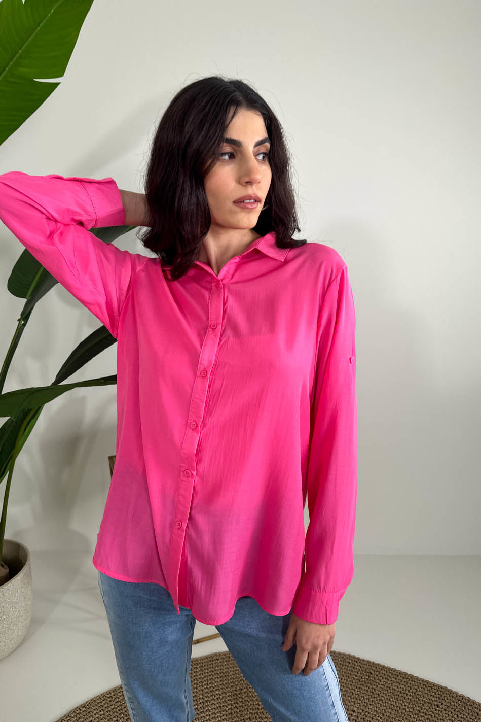 Picture of Satin texture shirt