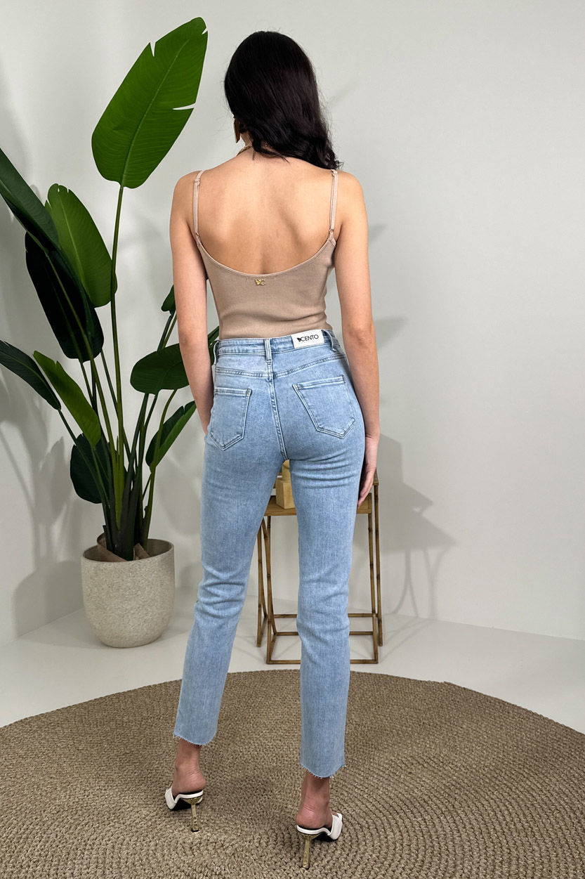 Εικόνα της Denim παντελόνι slim mom