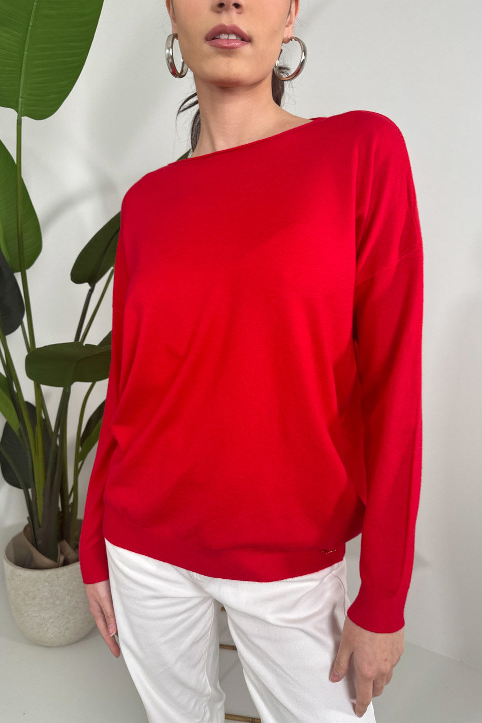 Picture of Oversized knitted blouse