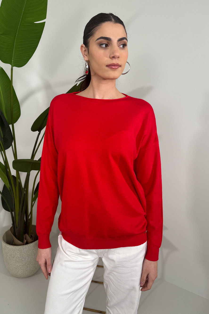 Picture of Oversized knitted blouse