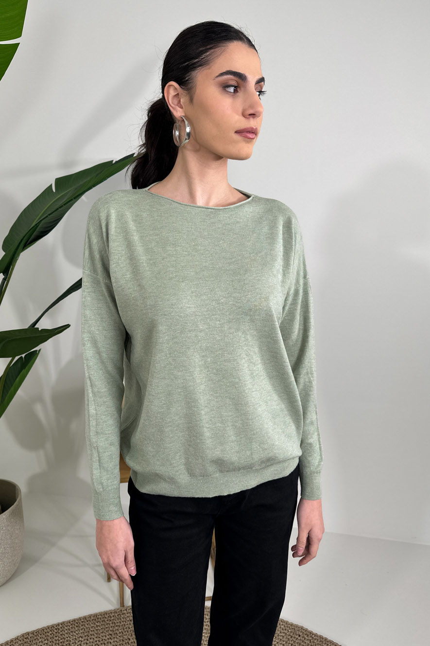 Picture of Oversized knitted blouse