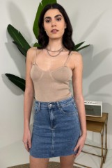 Picture of Denim mini skirt