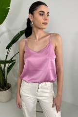 Picture of Sleeveless satin blouse