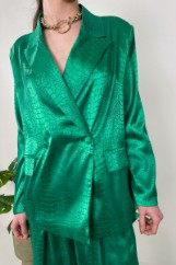 Picture of Satin oversized blazer