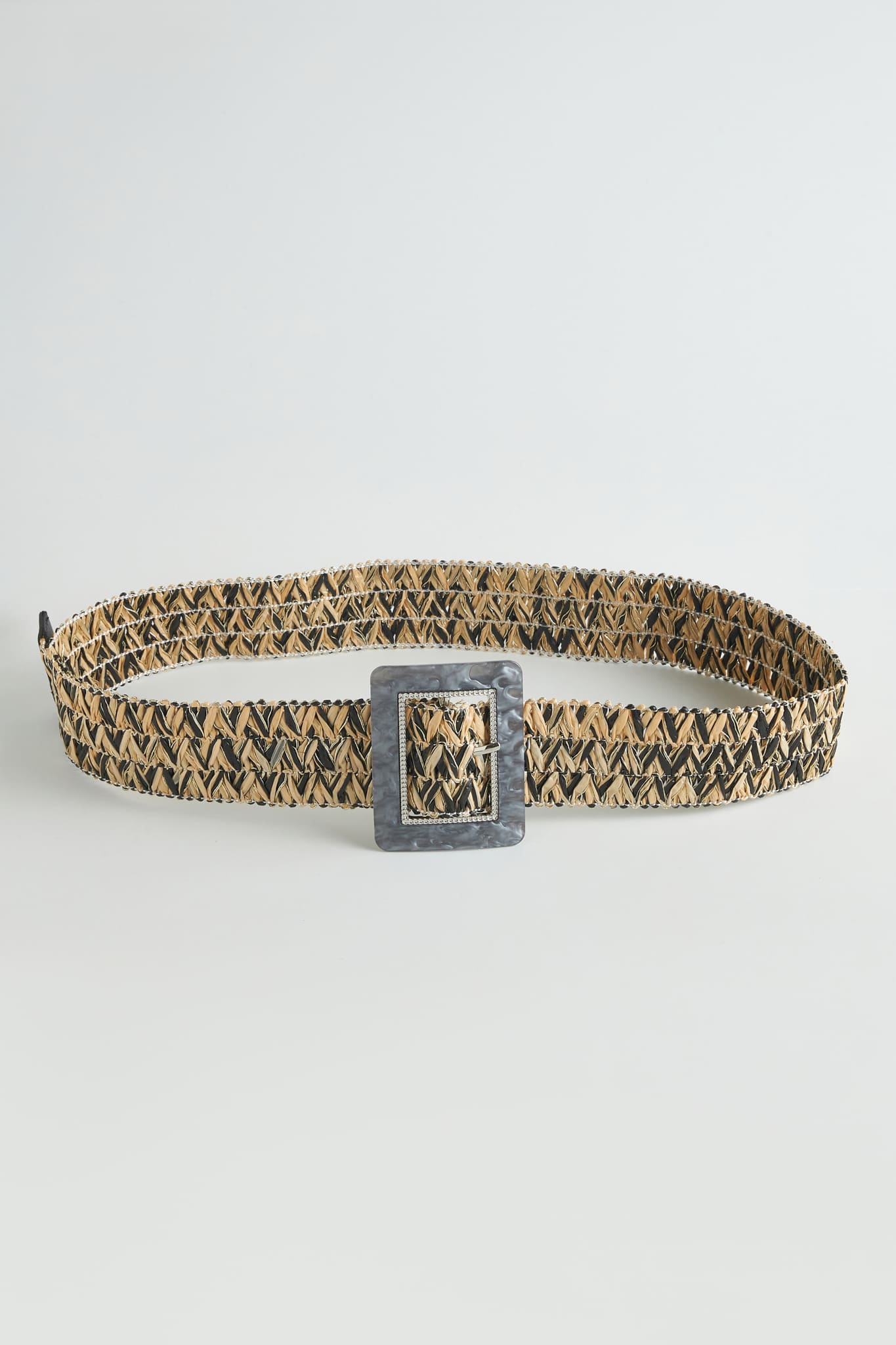 Straw belt BLACK | Womens accessories Cento Fashion