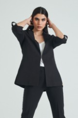 Picture of Straight 3/4 sleeve blazer