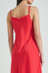 Picture of Satin dress with straps