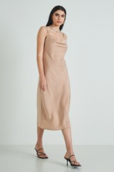 Picture of Satin dress with straps