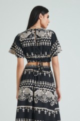 Picture of Printed top with knot