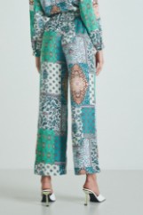 Picture of Printed satin pants