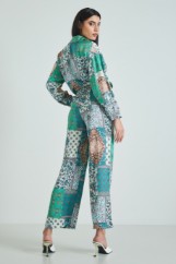 Picture of Printed satin pants