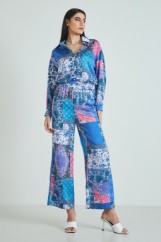 Picture of Printed satin pants