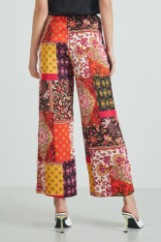 Picture of Printed satin pants