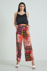 Picture of Printed satin pants