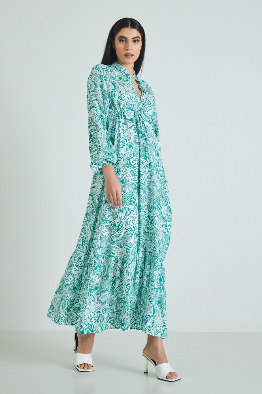 Picture of Maxi printed dress