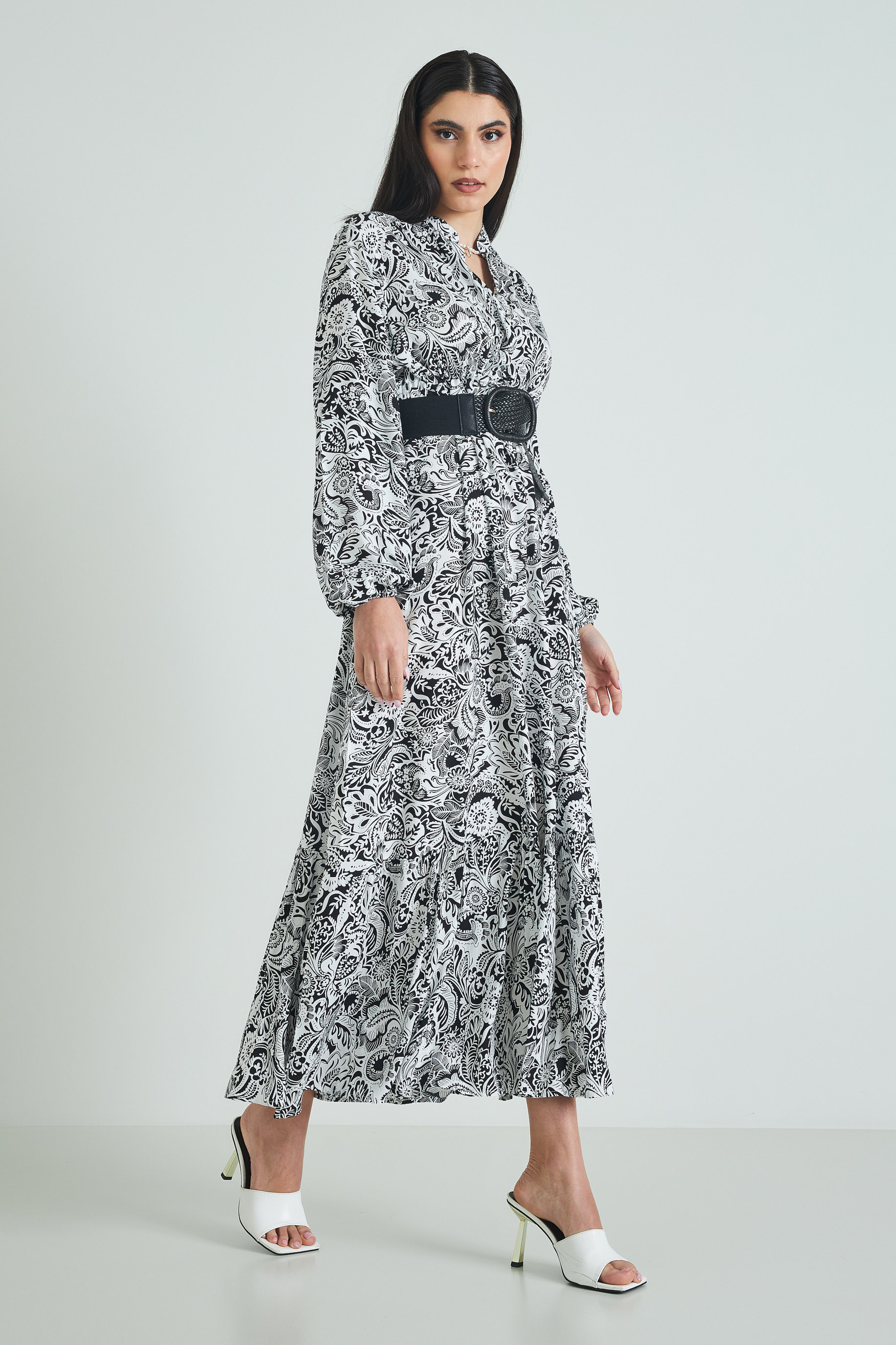 Picture of Maxi printed dress