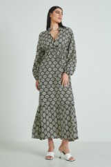 Picture of Geometric print dress