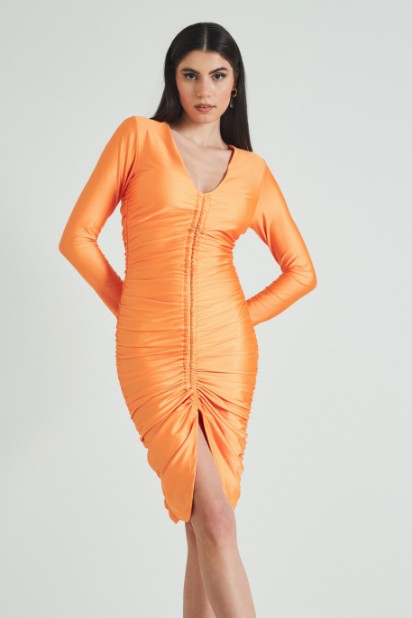 Picture of Bodycon ruffled dress