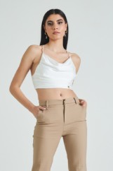 Εικόνα της Crop top με λεπτές τιράντες