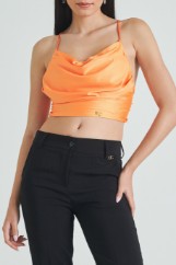 Εικόνα της Crop top με λεπτές τιράντες