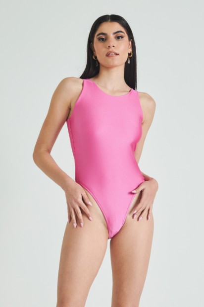 Picture of Solid satin bodysuit
