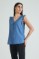 Picture of Sleeveless blouse with buttons