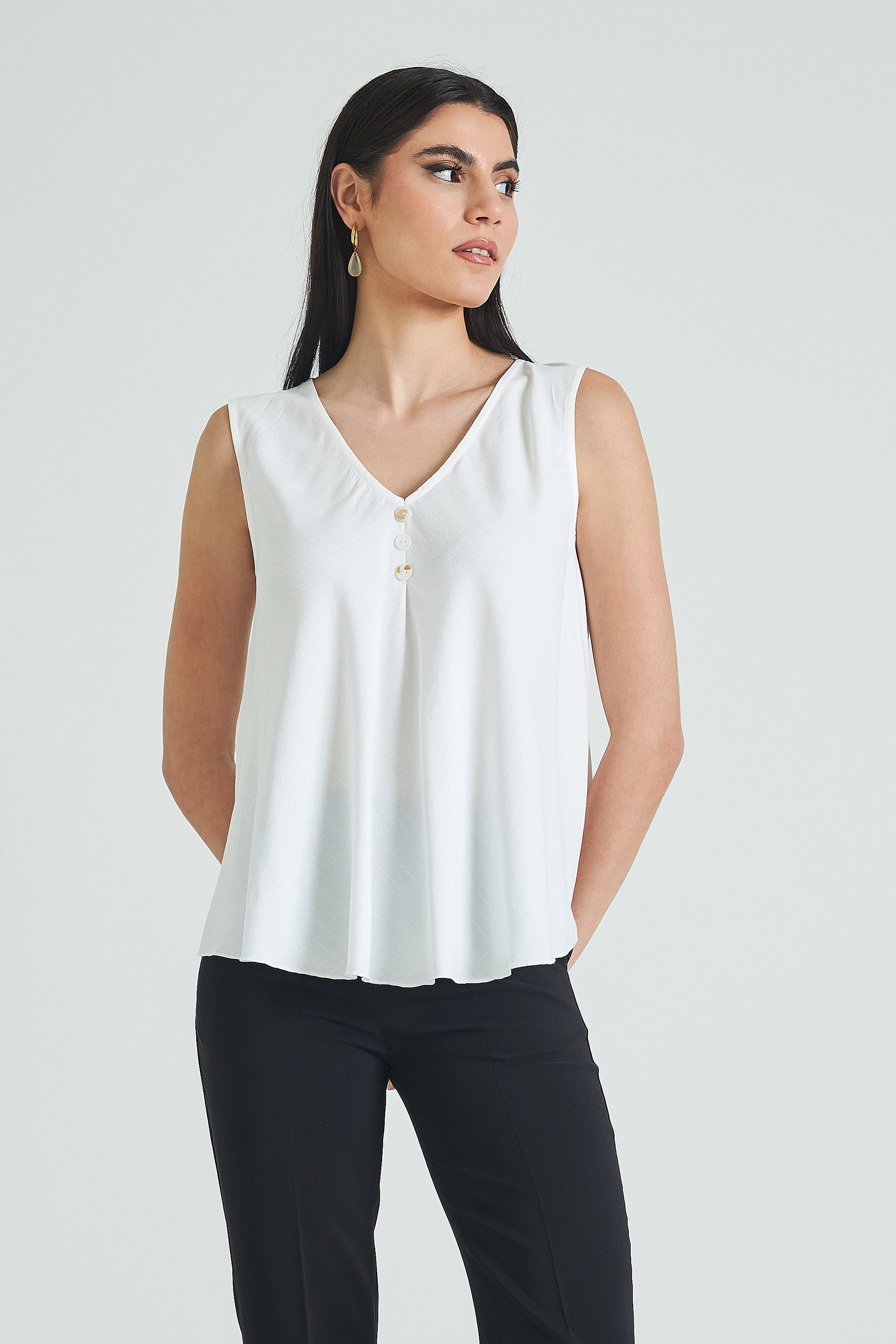 Picture of Evase blouse with buttons