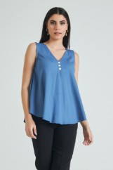 Picture of Evase blouse with buttons