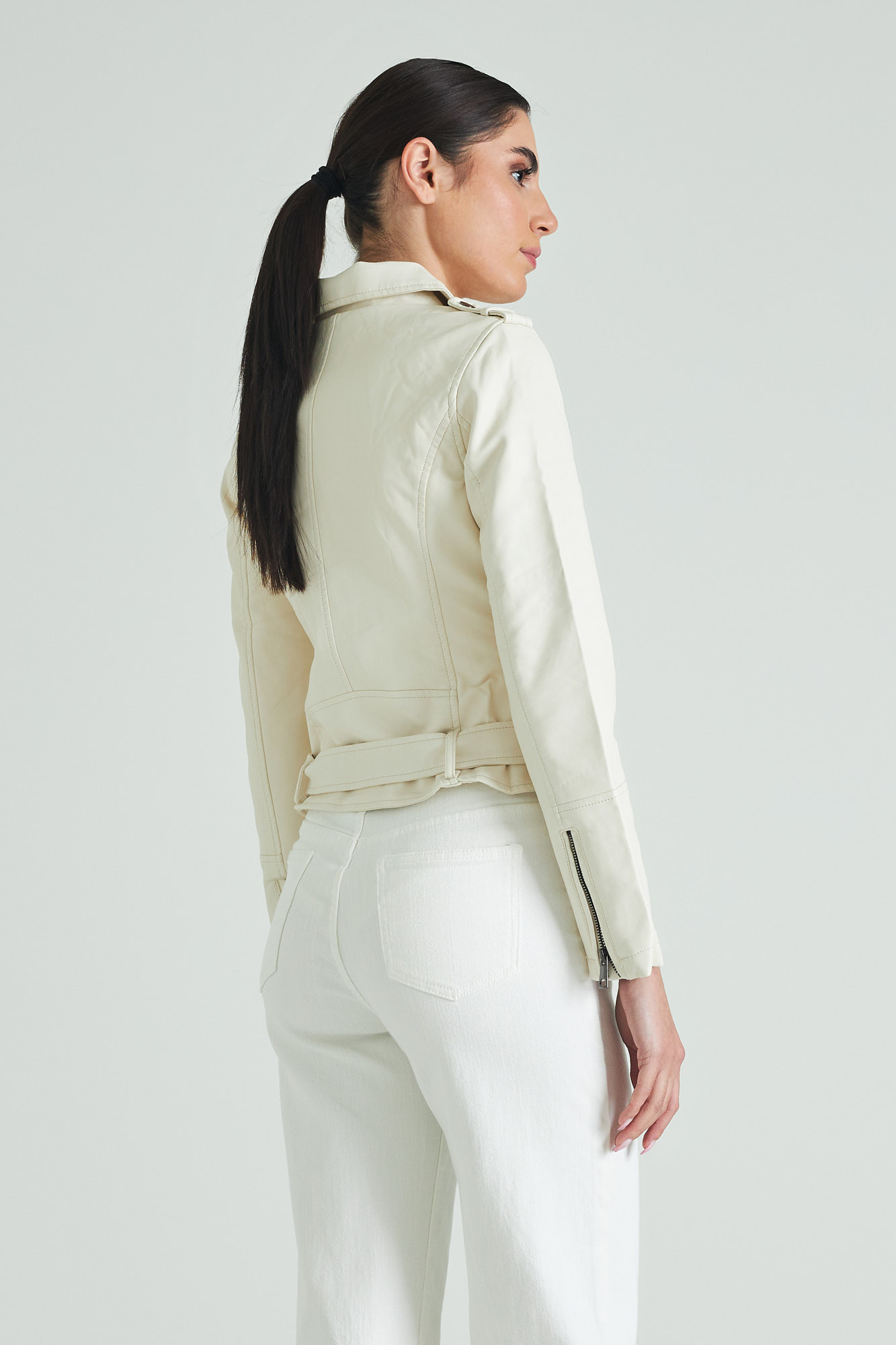 Picture of Biker jacket with belt
