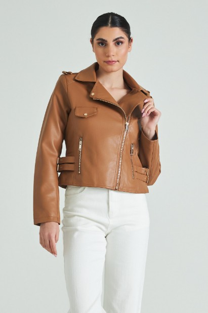Picture of Leather look jacket