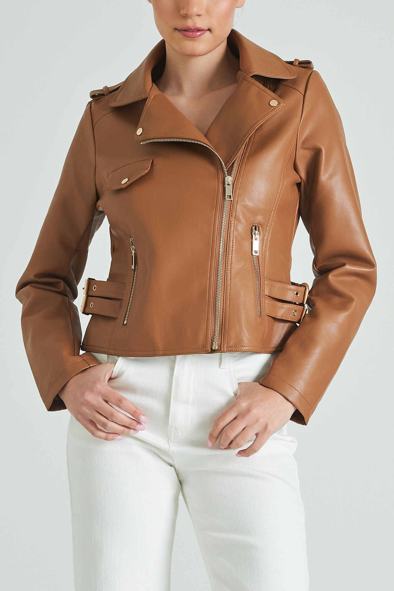 Picture of Leather look jacket