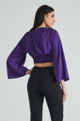 Picture of Satin top with knot