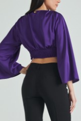 Picture of Satin top with knot