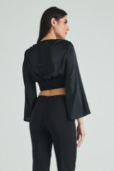 Picture of Satin top with knot