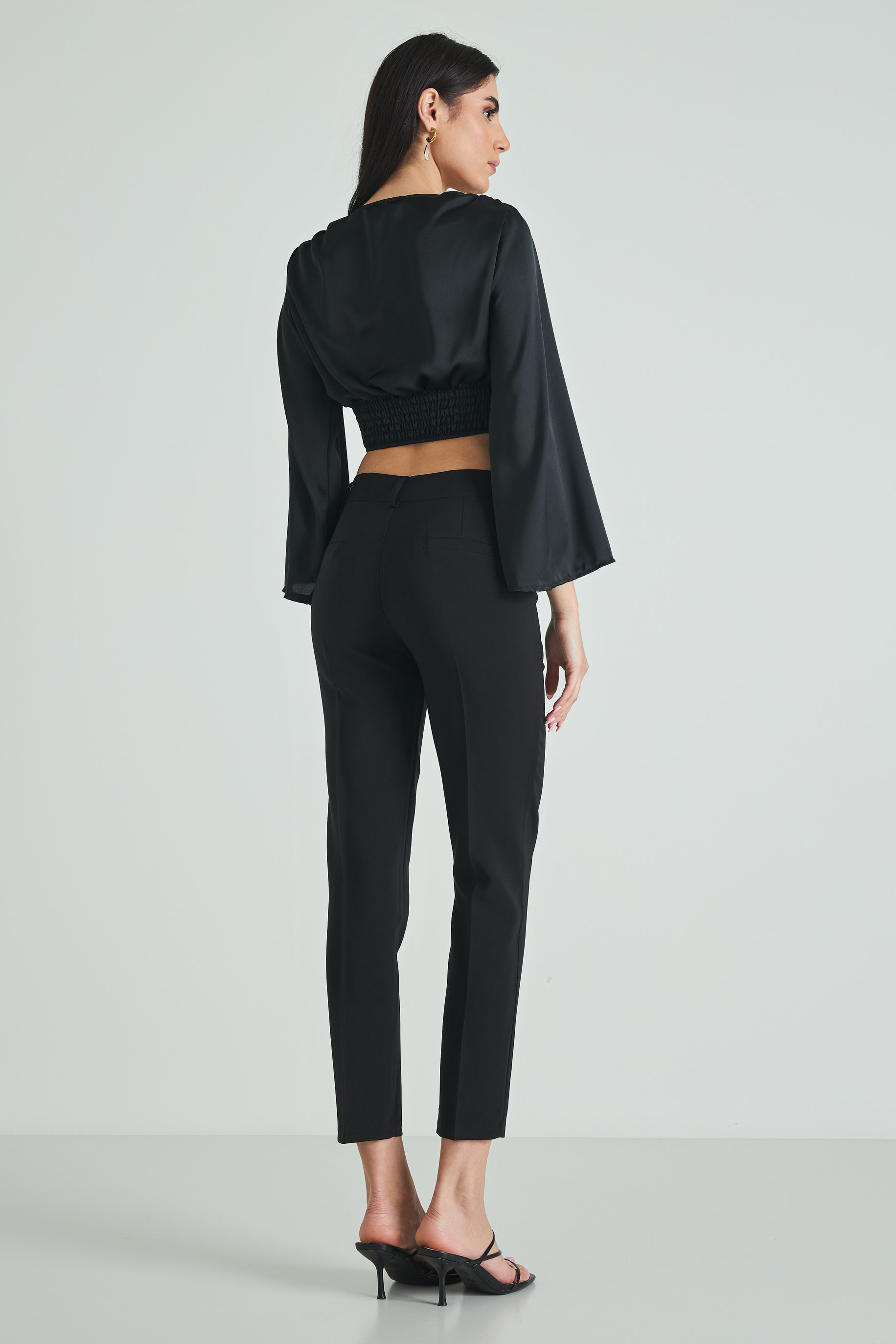 Picture of Satin top with knot