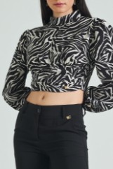 Picture of Backless zebra top