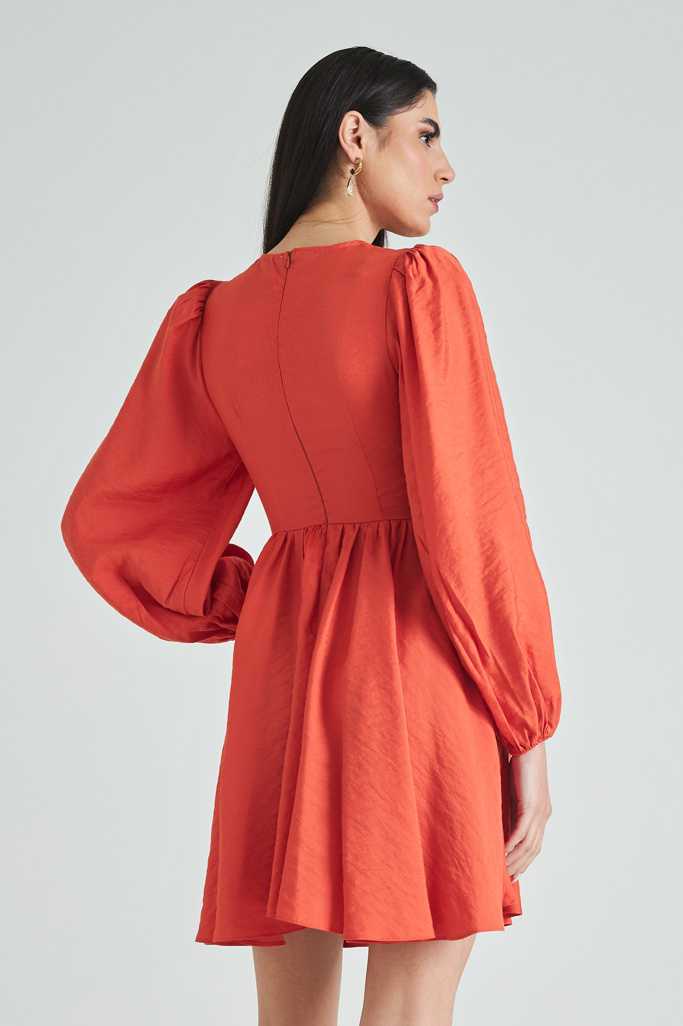 Picture of Dress with big sleeves