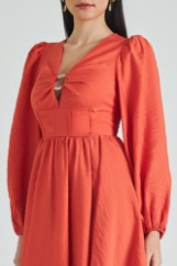 Picture of Dress with big sleeves