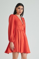 Picture of Dress with big sleeves