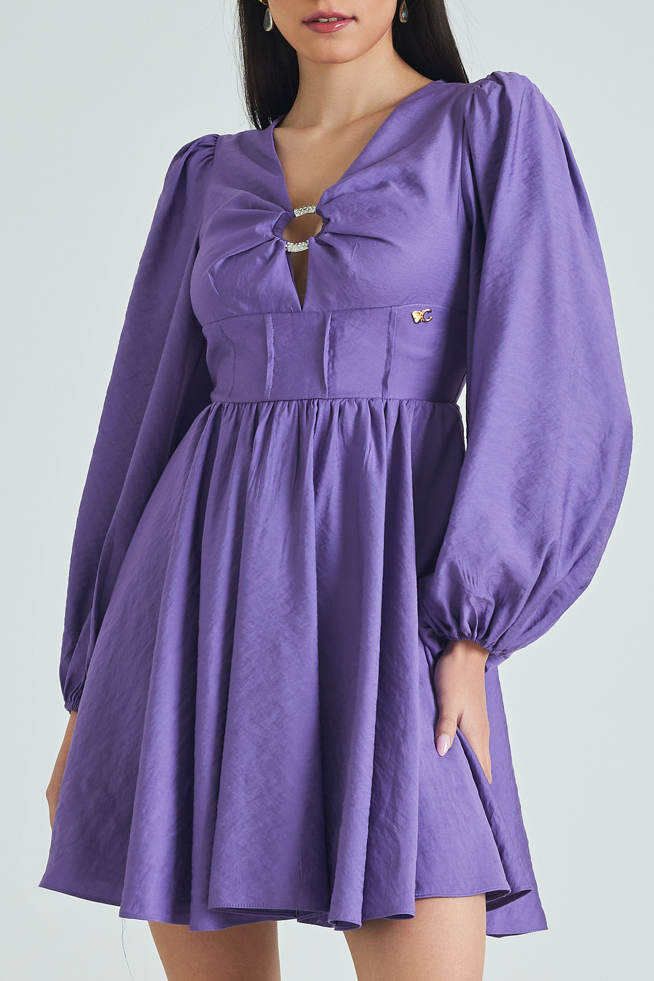 Picture of Dress with big sleeves