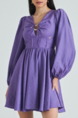 Picture of Dress with big sleeves