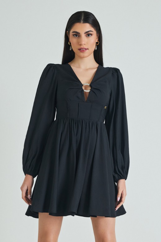 Picture of Dress with big sleeves